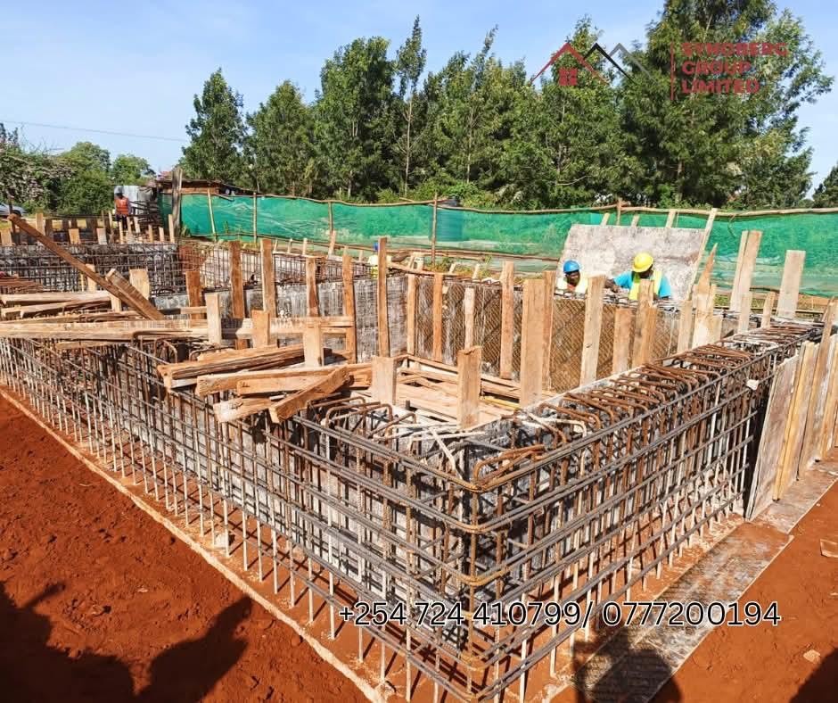 Concrete being prepared, transported, and placed efficiently by our team on site.