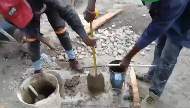 A glimpse of our ready-mix concrete in action, showing operations from mixing to delivery on site.