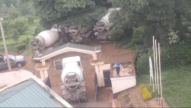 A glimpse of our ready-mix concrete in action, showing operations from mixing to delivery on site.