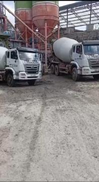 A glimpse of our ready-mix concrete in action, showing operations from mixing to delivery on site.