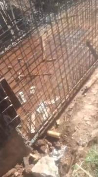 Our ready-mix concrete being transported and applied, demonstrating efficient construction practices.