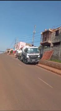 Concrete being prepared, transported, and placed efficiently by our team on site.